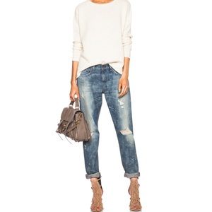 Rag & Bone Distressed Boyfriend Jeans